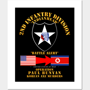 Operation Paul Bunyan 2nd Infantry Division korea Posters and Art